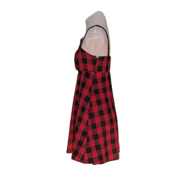 Hot Topic Plaid Mini Dress - Picture 4 of 5